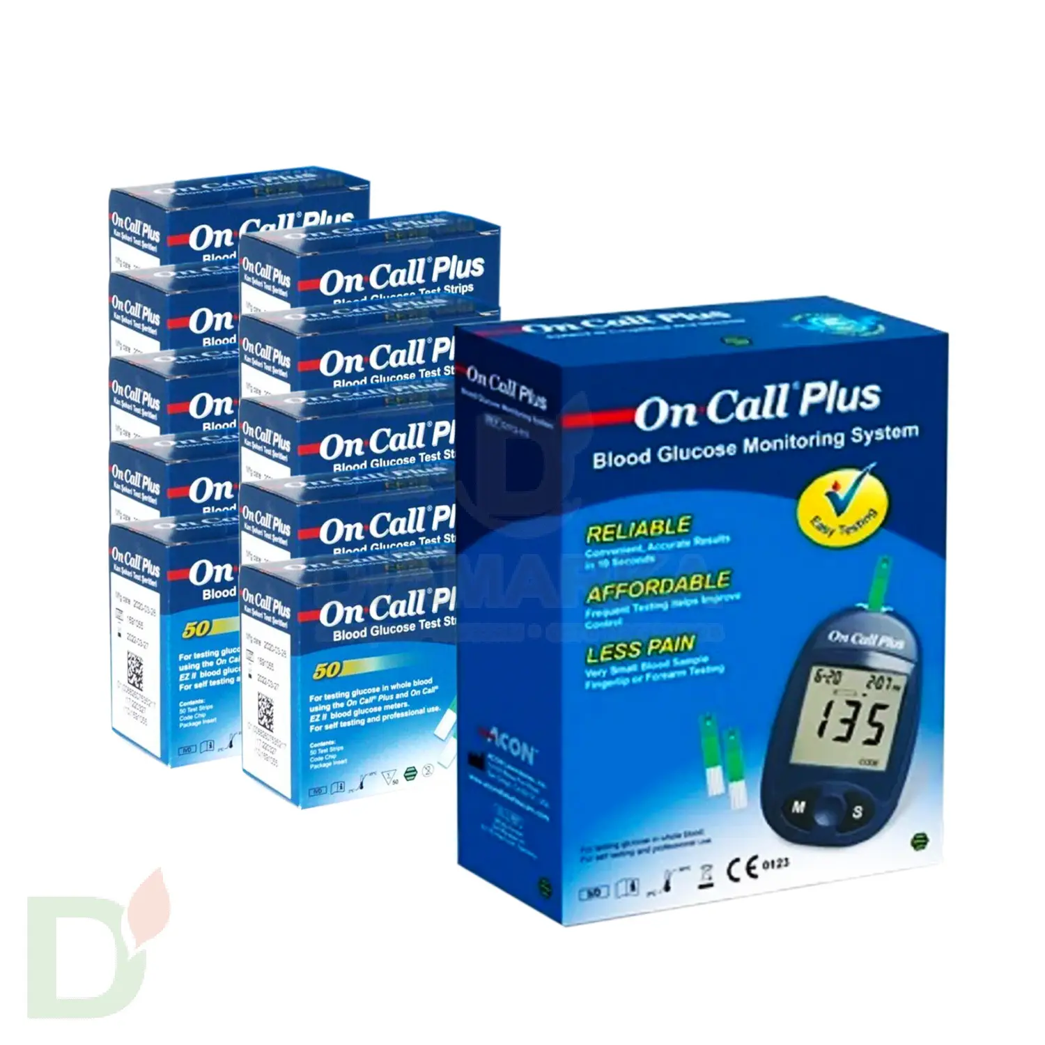 Глюкометр Он Колл Плюс БЕСПЛАТНО + 10 пачек тест-полосок № 50
