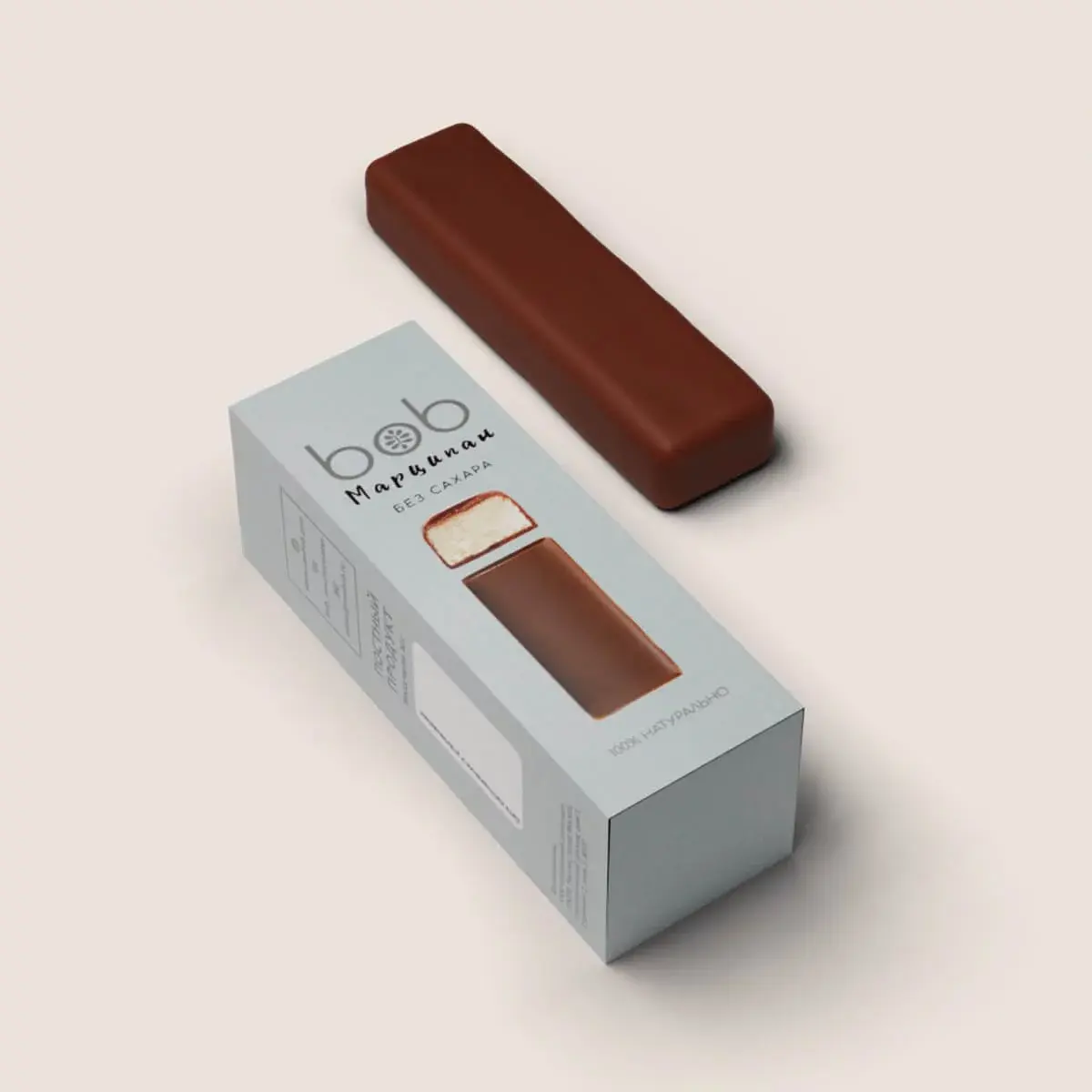 Батончик BOB глазированный Марципан 30гр. New