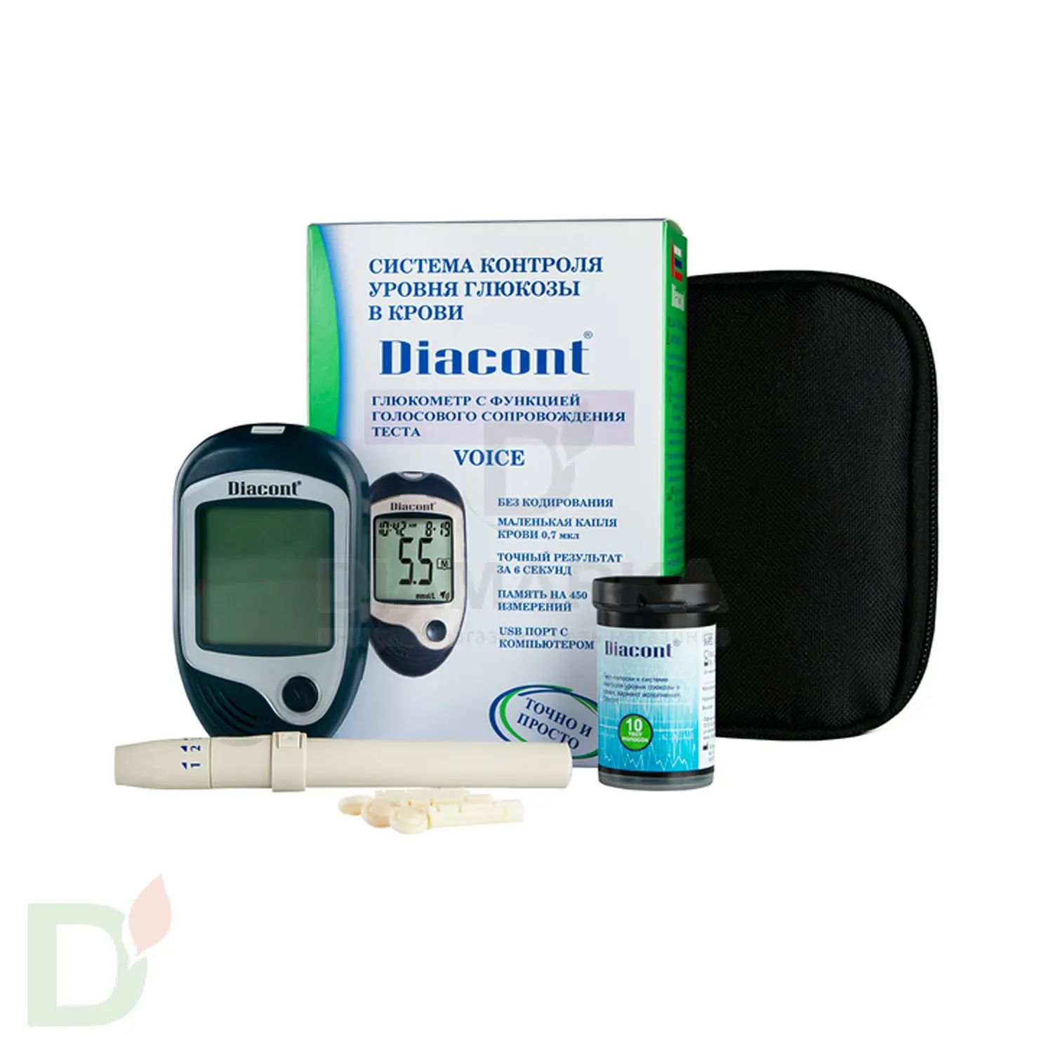 Глюкометр Диаконт говорящий (Diacont Voice)