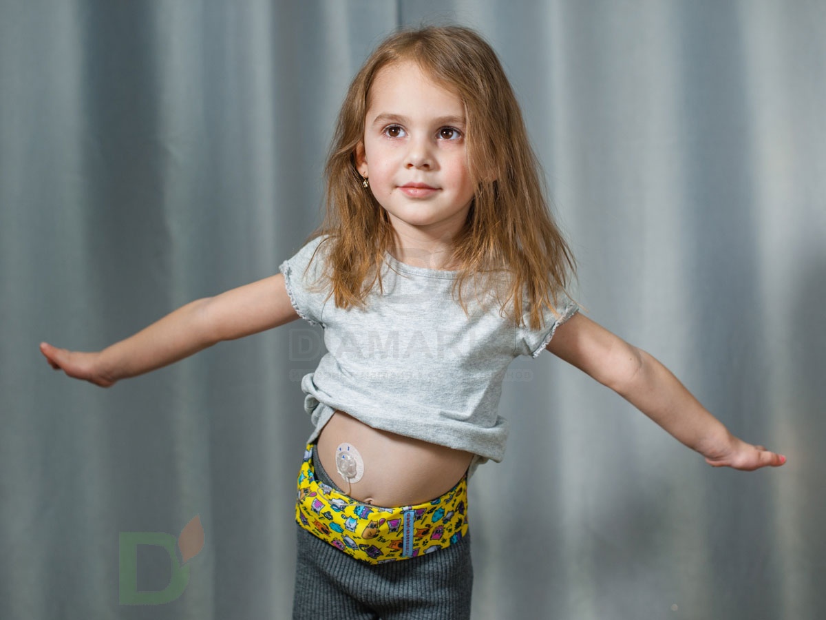 Пояс для ношения помпы на талии INSULA KIDS Котофейки, желтый