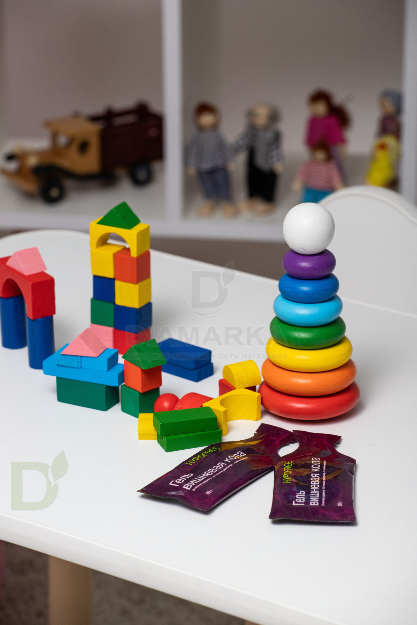 Гель HYPOFREE DIAMARKA 1ХЕ Вишневая Кола, мягкая упаковка, 10 саше по 30мл